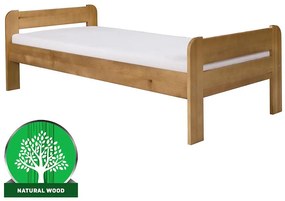 Posteľ Alex 90x200 borovica morená dub