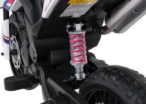 Elektrická motorka Aprilia RX biela