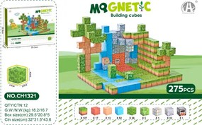Magnetická stavebnica MAGNETIC Príroda, 275 dielikov