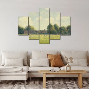 Obraz - Camille Pissarro, Hampton Court Green, reprodukcia (150x105 cm)