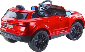 LEAN CARS Audi Q7 Červená lakovaná batéria