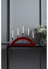 Červená vianočná svetelná dekorácia Bridge – Markslöjd