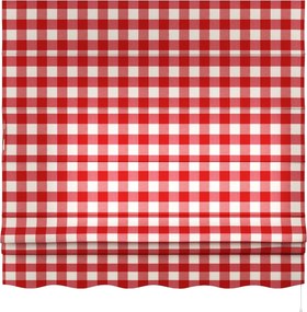 Rímska roleta Florencia farba produktu červená látka vzorované