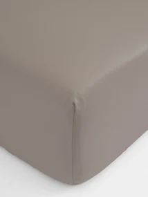 Saténová plachta Diana 140 × 200 cm - sivohnedá