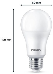 Philips LED E27 13W 1 521lm 4 000 K matná 3 ks