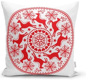 Súprava 4 vianočných obliečok na vankúš a behúň na stôl Minimalist Cushion Covers Christmas