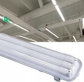 BERGE LED hermetické svietidlo 3x120cm IP65 G13