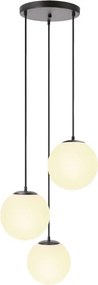 BRILAGI - Luster na lanku POLOS 3xE27/40W/230V, priemer 42 cm, čierna