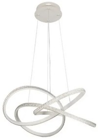 Stmievateľný LED luster na lane, 95 W, 230 V, 3000–6500 K, Ø 57 cm + diaľkový ovládač