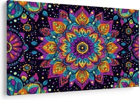 Obraz - Kaleidoskopická mandala (90x60 cm)
