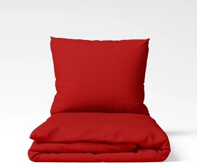 Bavlnené posteľné obliečky červené
