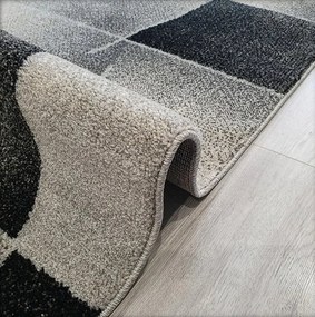 Moderný koberec Rio 509 v béžovo-sivej kombinácii fariem Rozmer: 80x150 cm