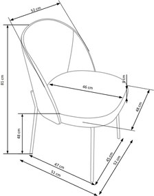 AKCIA Sivá stolička NORME z lakovanej ocele II. akosť