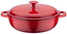 GSW Liatinový hrniec na dusenie/pekáč/tajin (30 cm, červená, hrniec na dusenie)  (100290572)
