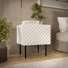 Cama Nočný stolík Lucia (2 ks) - biela