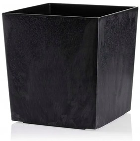 Kvetináč Flore 25x25 cm čierny betón