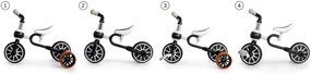 WELLHOX Balančný bicykel 4v1 - čierny