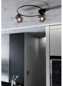 Stropné svietidlo SOPRA 2xE14/10W/230V čierna