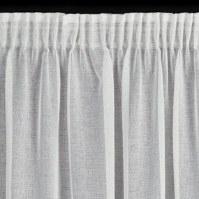 Moderná záclona s jemnou štruktúrou a striebornou potlačou Šírka: 140 cm | Dĺžka: 270 cm