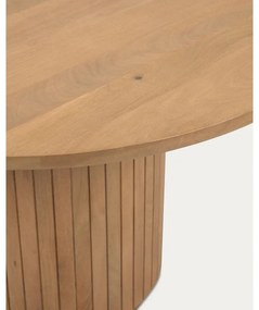 Okrúhly jedálenský stôl z mangového dreva v prírodnej farbe ø 120 cm Licia – Kave Home