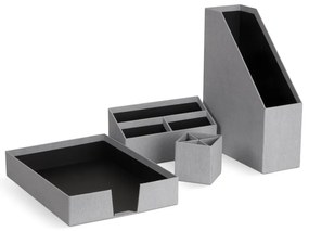 Kartónové organizéry v súprave 4 ks Hugo Canvas Paper Laminate – Bigso