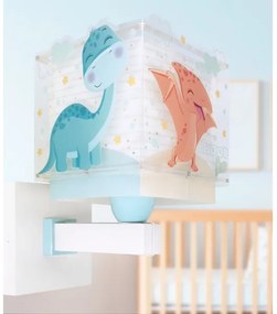 Dalber 63459 - Detská nástenná lampa BABY DINOS 1xE27/15W/230V pestrofarebná