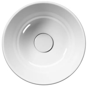 GSI GSI, KUBE X keramické umývadlo na dosku, priemer 32 cm, biela ExtraGlaze, 943511