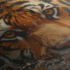Obraz - Portrét tigra vo vode (90x60 cm)