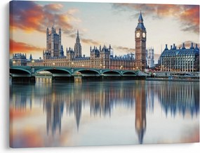 Obraz - Londýnske Houses of Parliament (70x50 cm)
