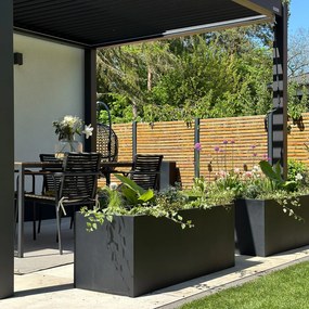 Hrantík MAXI, sklolaminát, šírka 100 cm, antracit