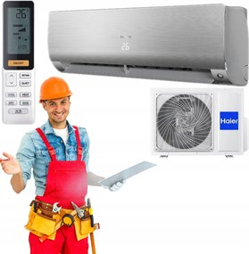 Klimatizácia Klimatizátor Na Stenu Haier Flexis plus Silver Shine 2,6 kW Wifi