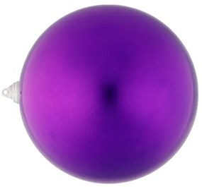 DECOLED Plastová guľa, d. 20 cm, fialová, lesklá