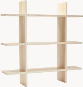 Nástenný regál z bukového dreva Saga