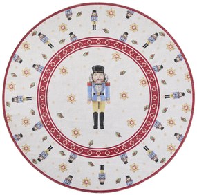 Kusový koberec Villeroy & Boch Toy's delight 106274 Cream, Red kruh, 160x160 (priemer) kruh, červená, obývacia izba, Villeroy & Boch