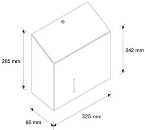Zásobník na toaletný papier Stella Duo, matný nerez