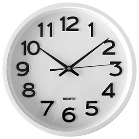Plastové dizajnové hodiny JVD HX2413.7 biele