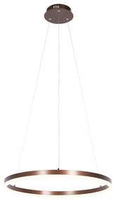Závesné svietidlo tmavá bronz 60 cm vrátane LED 3-stupňové stmievateľné - Anello
