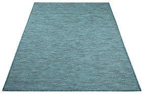 Dekorstudio Šnurkový koberec PALM 2778 - tyrkysový Rozmer koberca: 140x200cm