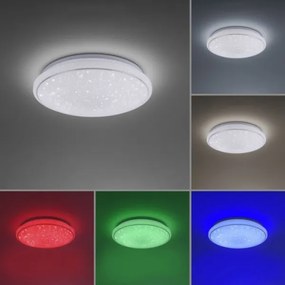 Leuchten Direkt 14743-16 - LED RGB Stmievateľné svietidlo JUPI LED/28W/230V + DO