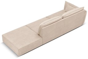 Béžová leňoška (ľavý roh) Vanda – Mazzini Sofas