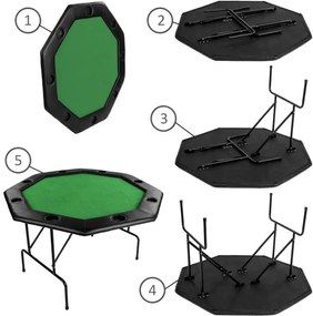 Garthen 57303 Pokrový stôl - zelený