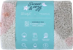 Prateľný ručne tkaný bavlnený detský koberec ø100 cm Believe in Yourself – Lorena Canals