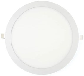 BERGE LED panel kruhový - 300x300x17mm vstavaný - 24W - 230V - 1900Lm - neutrálny