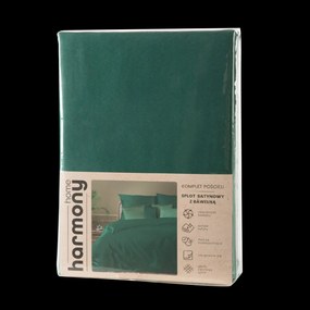 BAVLNENÉ OBLIEČKY HARMONY 200X220 CM, 2KS 70X80 CM ZELENÉ