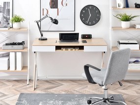 PC stolík Hilly (dub). Akcia -30%. Vlastná spoľahlivá doprava až k Vám domov. 1109763