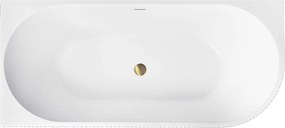 Rea Wenus, akrylová rohová vaňa 1700x800x575 mm, ľavá, biela, REA-W0129