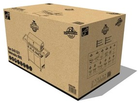 G21 Nebraska BBQ Premium line plynový gril, 6horákov + tlakový regulátor zdarma