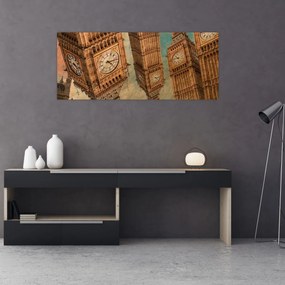 Obraz - Big Ben, Londýn (120x50 cm)