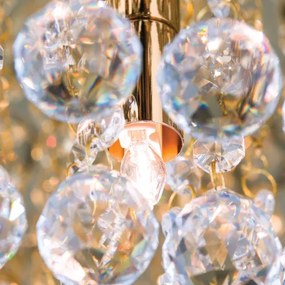 Orion DLU 2378/9/62-Krištáľové str. svietidlo GLORIA 9xG9/40W/230V pr.62 cm zlatá