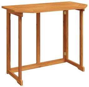 vidaXL Bistro stolík 90x50x75 cm, akáciový masív